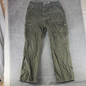 Song Cargo Straight Leg Jeans Pants Juniors 13 31 High Rise